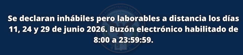 Aviso de inhabilitación: 21 de noviembre de 2025